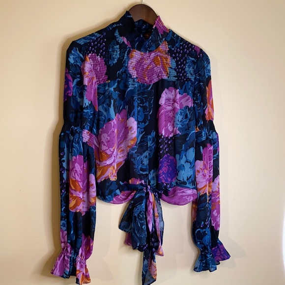 🔴 Maison Cinqcent | long Sleeve Blouse - Picture 1 of 7